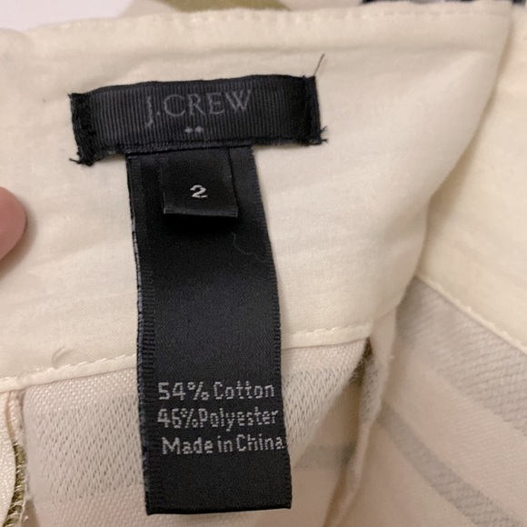 J. Crew Natural Color with Copper Stripes Skirt Size 2 - Picture 5 of 5
